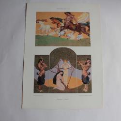 Estampe Centaures et Faunes Journal décoration Willy v. Pogany 1910