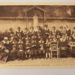 CPA Rhône Institution des jeunes aveugles Lyon-Vaise travail manuel