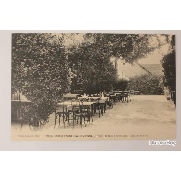 CPA Savoie H�tel Restaurant Rothonod Tonnelle Jeu de Boules