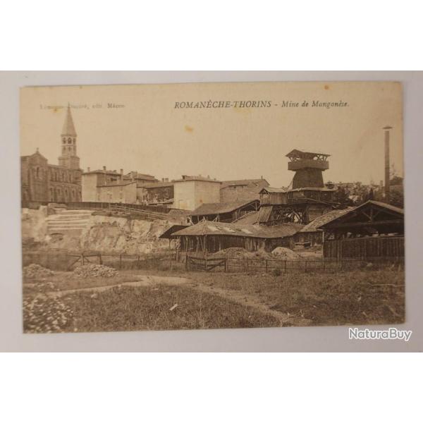 CPA Sa�ne et Loire Roman�che-Thorins Mine de Mangan�se