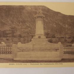 CPA Ain Culoz Monument des Combattants