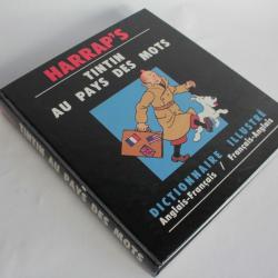 Dictionnaire Tintin au pays des mots Français-Anglais Harrap's 1989