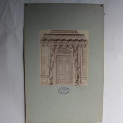 Photographie originale Eugène Prignot Décor intérieur Ameublement