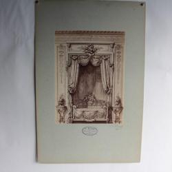 Photographie originale Eugène Prignot Décor intérieur Ameublement