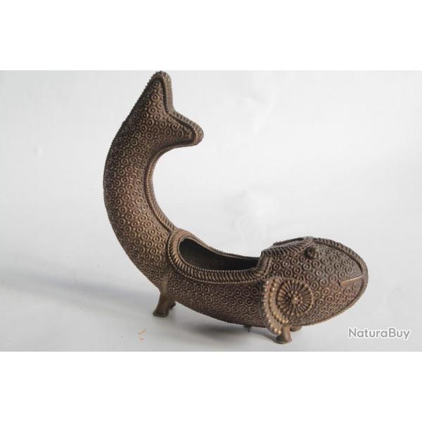 Encensoir Poisson Ko� bronze Chine