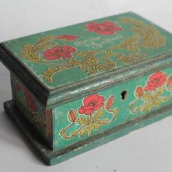 Boite bois chocolat cacao SUCHARD