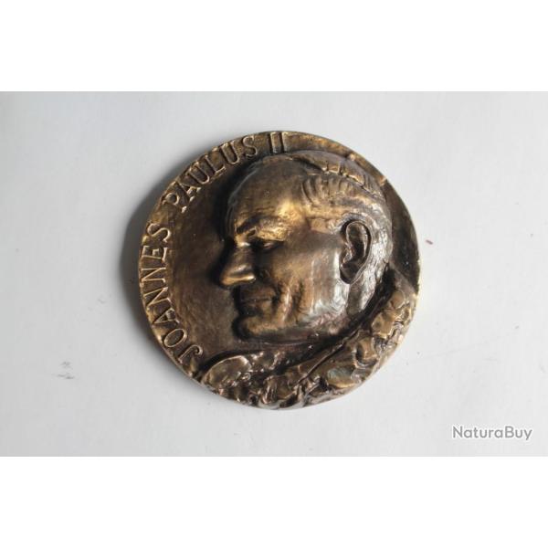 M�daille Pape Jean-Paul II Visite Rh�ne Alpes