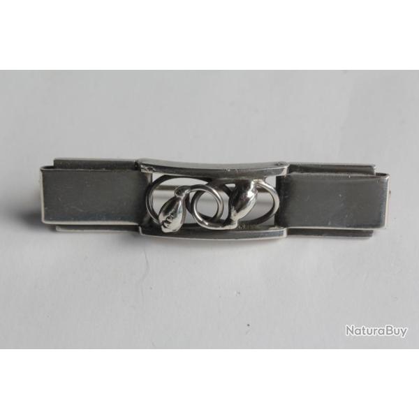 Broche argent Willy Jacob Krogmar design Moderniste