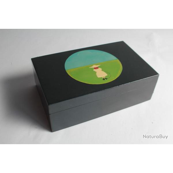 REUGE Boite � musique bois peint R�ve d'amour Liszt