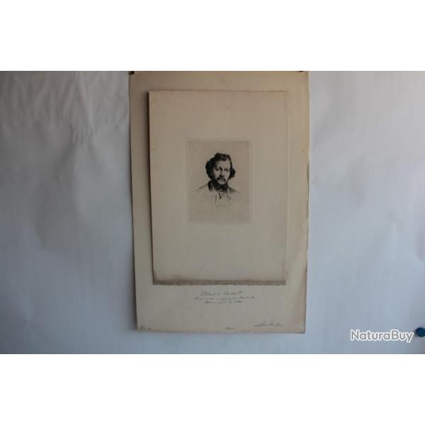 Gravure Pointe s�che Marcellin DESBOUTIN Alfred Cadart