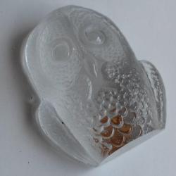 Presse-papiers Hibou cristal Mats Jonasson Suède