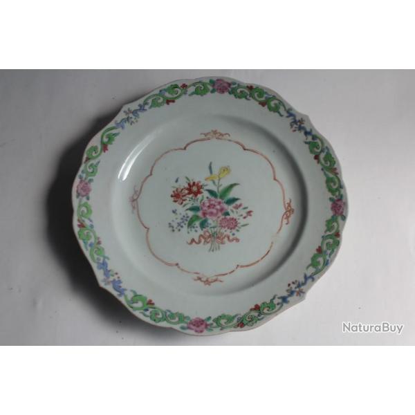 Assiette porcelaine Chine Export XVIIIe si�cle