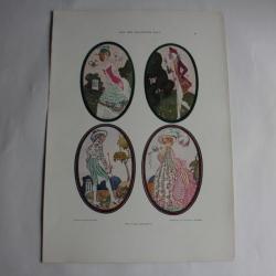 Estampe Époque Galante Journal décoration Paul Segieth 1900