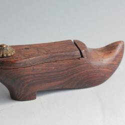 Tabatière Sabot bois Art Populaire