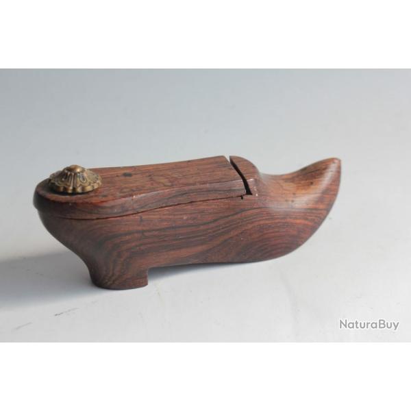 Tabati�re Sabot bois Art Populaire