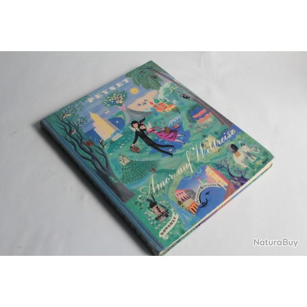Livre illustre Peynet Amor auf Weltreise 1955