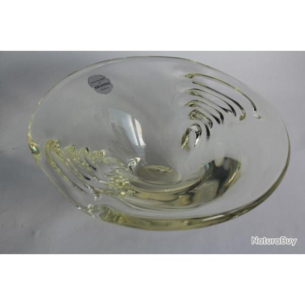 SEVRES Coupe cristal jaune