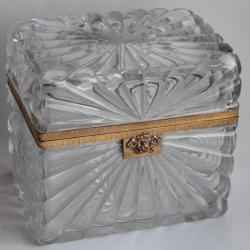 Coffret cristal Charles X Antiquité