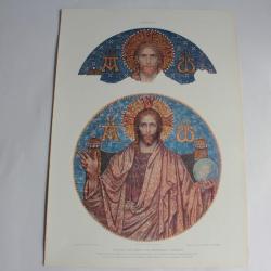 Estampe Christ Journal décoration H. Schaper 1900