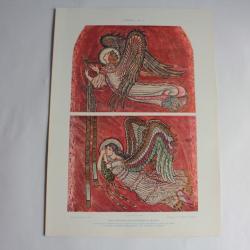 Estampe Anges Journal décoration M. Seliger 1900