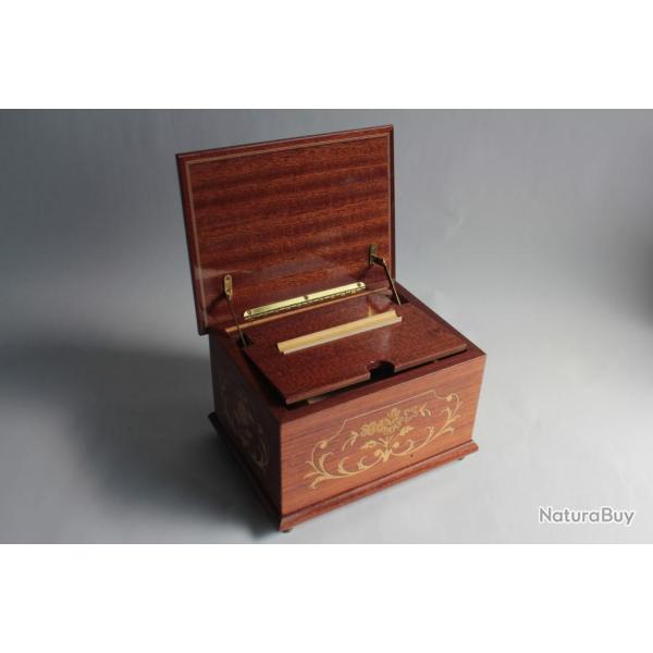 Boite � musique Distributeur de cigarettes marqueterie bois