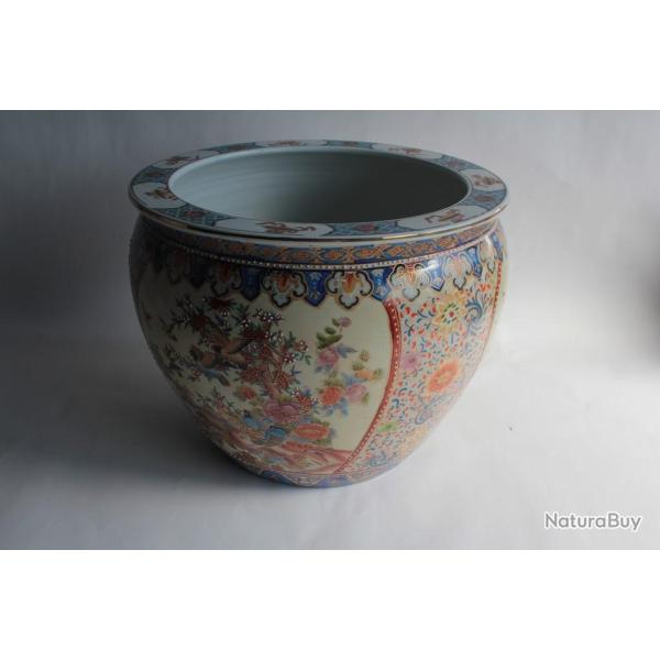 Bassin a poissons Jardini�re porcelaine Chine