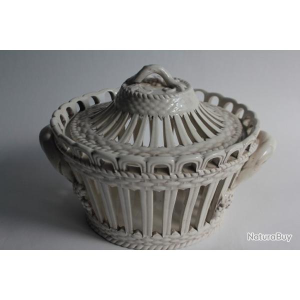 Bonbonni�re c�ramique ajour�e d'Este Vignes Italie