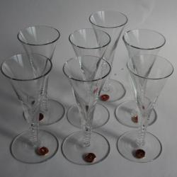 Verres à vin air twist Torsade Made in Roumania (x7)
