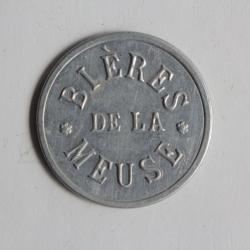 Timbre 5 c Monnaie de nécessité Bières de la Meuse