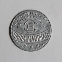 Timbre 25 c Monnaie de nécessité Aubervilliers Rhum Maddhan