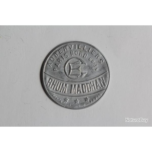 Timbre 25 c Monnaie de n�cessit� Aubervilliers Rhum Maddhan