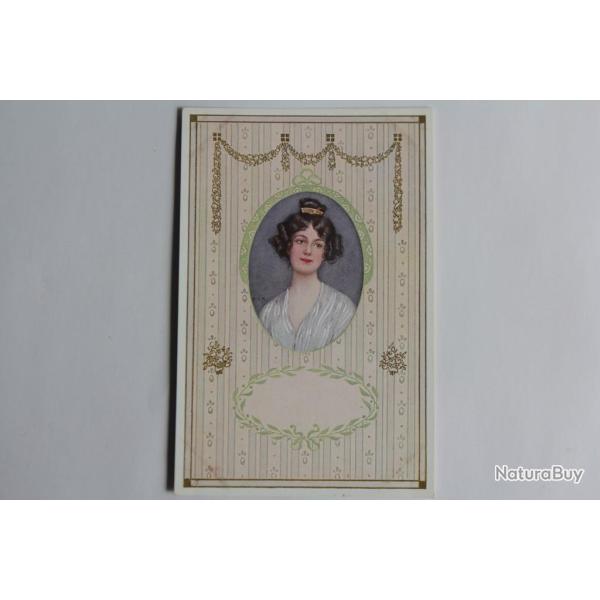 CPA illustr�e M. M. Vienne Femme No. 348