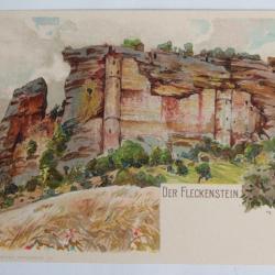 CPA illustrée France Bas-Rhin Der Fleckstein F. Hoch