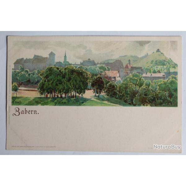 CPA illustr�e France Bas-Rhin Zabern F. Hoch