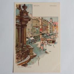 CPA illustrée Wien Graben Vienne Autriche