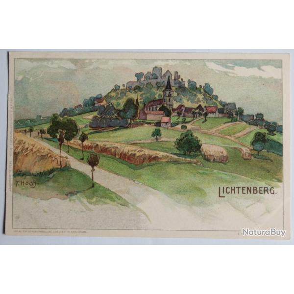 CPA illustr�e France Bas-Rhin Lichtenberg F. Hoch