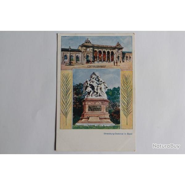 CPA Suisse Strassburg Denkmal in Basel