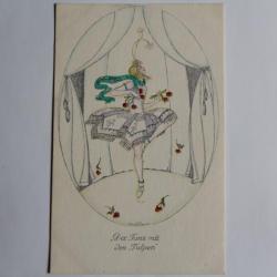 CPA illustrée Koehler Mela Der Tanz mit den Tulpen B.K.W.I. 423-2