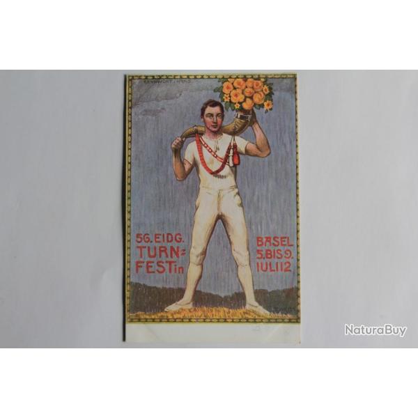 CPA Suisse Basel Turnfest 1912