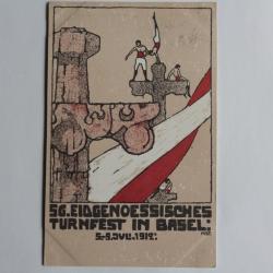 CPA Suisse Basel Eidgenoessisches Turnfest 1912