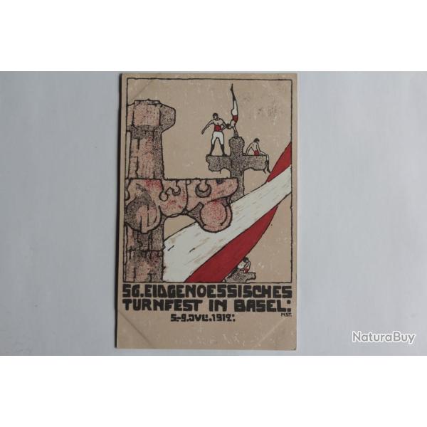 CPA Suisse Basel Eidgenoessisches Turnfest 1912