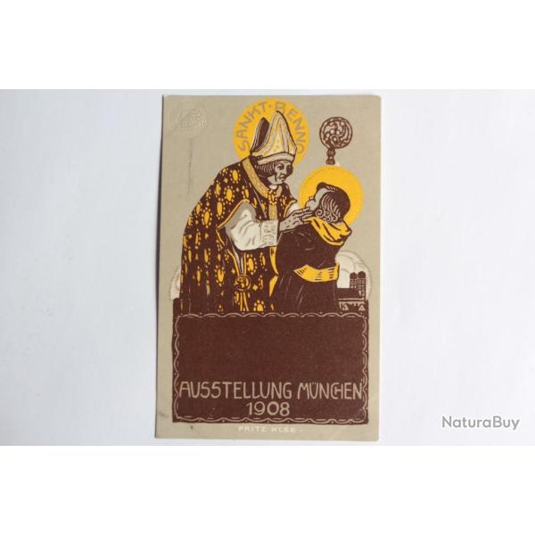 CPA illustr�e Ausstellung M�nchen 1908 Fritz Klee Allemagne