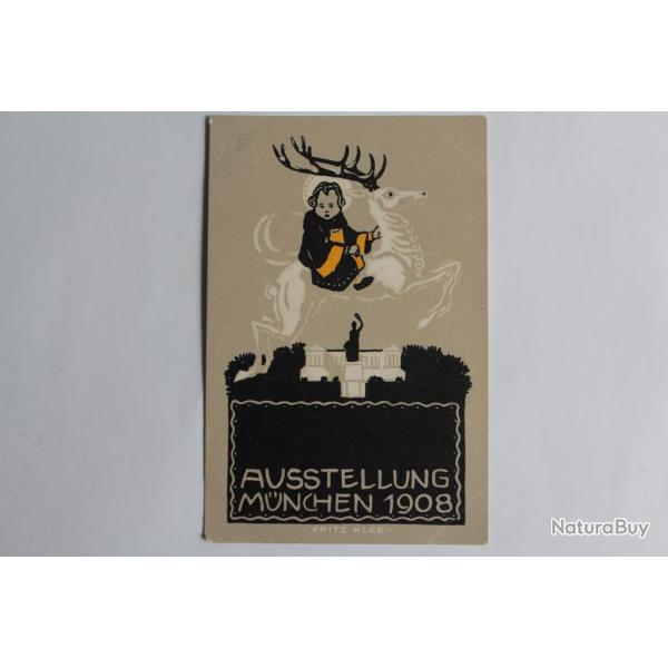 CPA illustr�e Ausstellung M�nchen 1908 Fritz Klee Allemagne
