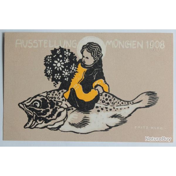 CPA illustr�e Ausstellung M�nchen 1908 Fritz Klee Allemagne