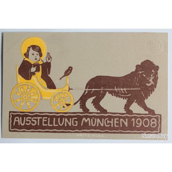 CPA illustr�e Ausstellung M�nchen 1908 Fritz Klee Allemagne