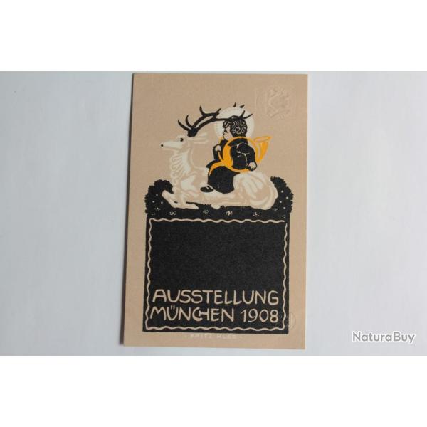 CPA illustr�e Ausstellung M�nchen 1908 Moos Allemagne