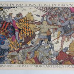 CPA Suisse Fête Anniversaire de la Bat. de Morgarten en faveur d'Uri