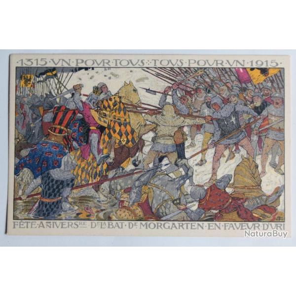 CPA Suisse F�te Anniversaire de la Bat. de Morgarten en faveur d'Uri