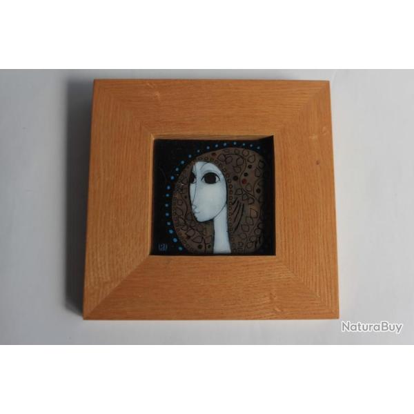 Tableau miniature �maux Petrilla Istv�n Hongrie