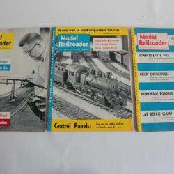 Magazines Model Railroader année 1955 trains miniatures